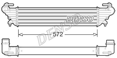 Denso Ladeluftkühler [Hersteller-Nr. DIT09114] für Fiat von DENSO