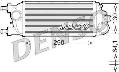 Denso Ladeluftkühler [Hersteller-Nr. DIT13003] für Lancia von DENSO