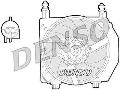 Denso Lüfter, Motorkühlung [Hersteller-Nr. DER10006] für Ford von DENSO