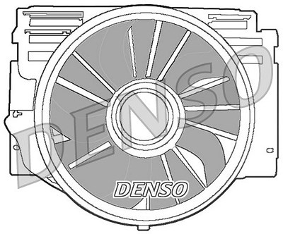 Denso Lüfter, Motorkühlung [Hersteller-Nr. DER05007] für BMW von DENSO