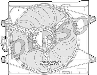 Denso Lüfter, Motorkühlung [Hersteller-Nr. DER09052] für Fiat von DENSO