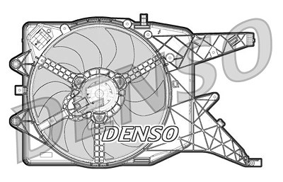 Denso Lüfter, Motorkühlung [Hersteller-Nr. DER20011] für Opel von DENSO