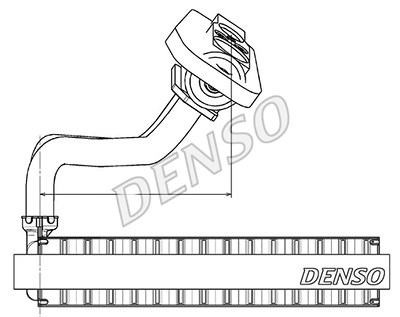 Denso Verdampfer, Klimaanlage [Hersteller-Nr. DEV09020] für Abarth, Alfa Romeo, Fiat, Opel von DENSO