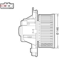 Innenraumgebläse DENSO DEA21014 von Denso