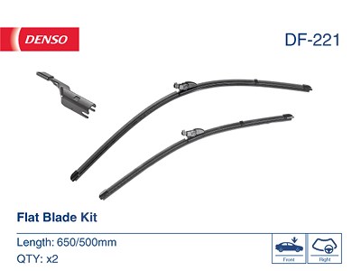 Denso Wischblatt [Hersteller-Nr. DF-221] für Jaguar, BMW von DENSO