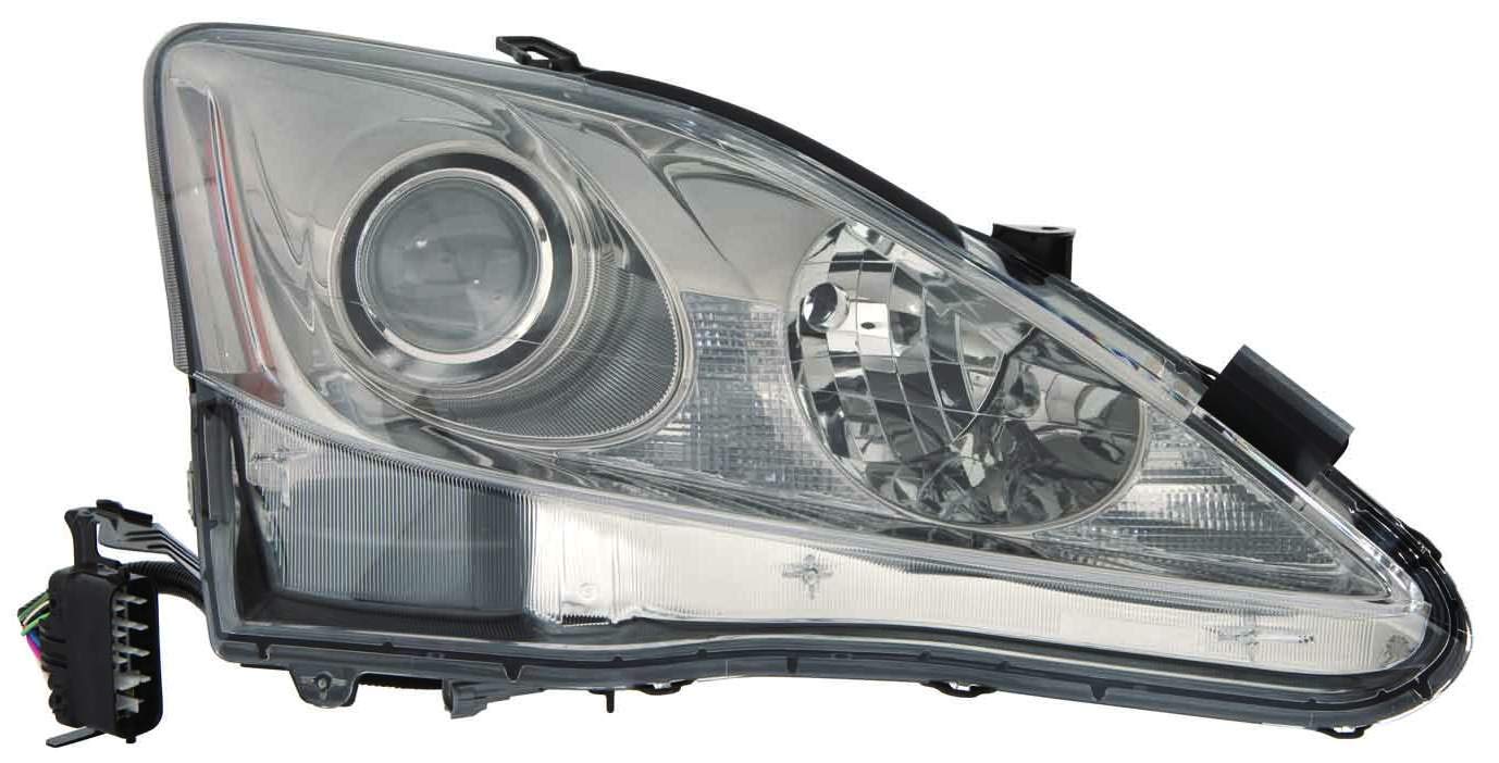 DEPO 324-1101R-US7 Scheinwerfer-Montage (Lexus IS250/350 06-13 Halogen-Einheiten, ohne Auto-Level-Lampen, Typ Beifahrerseite) von DEPO