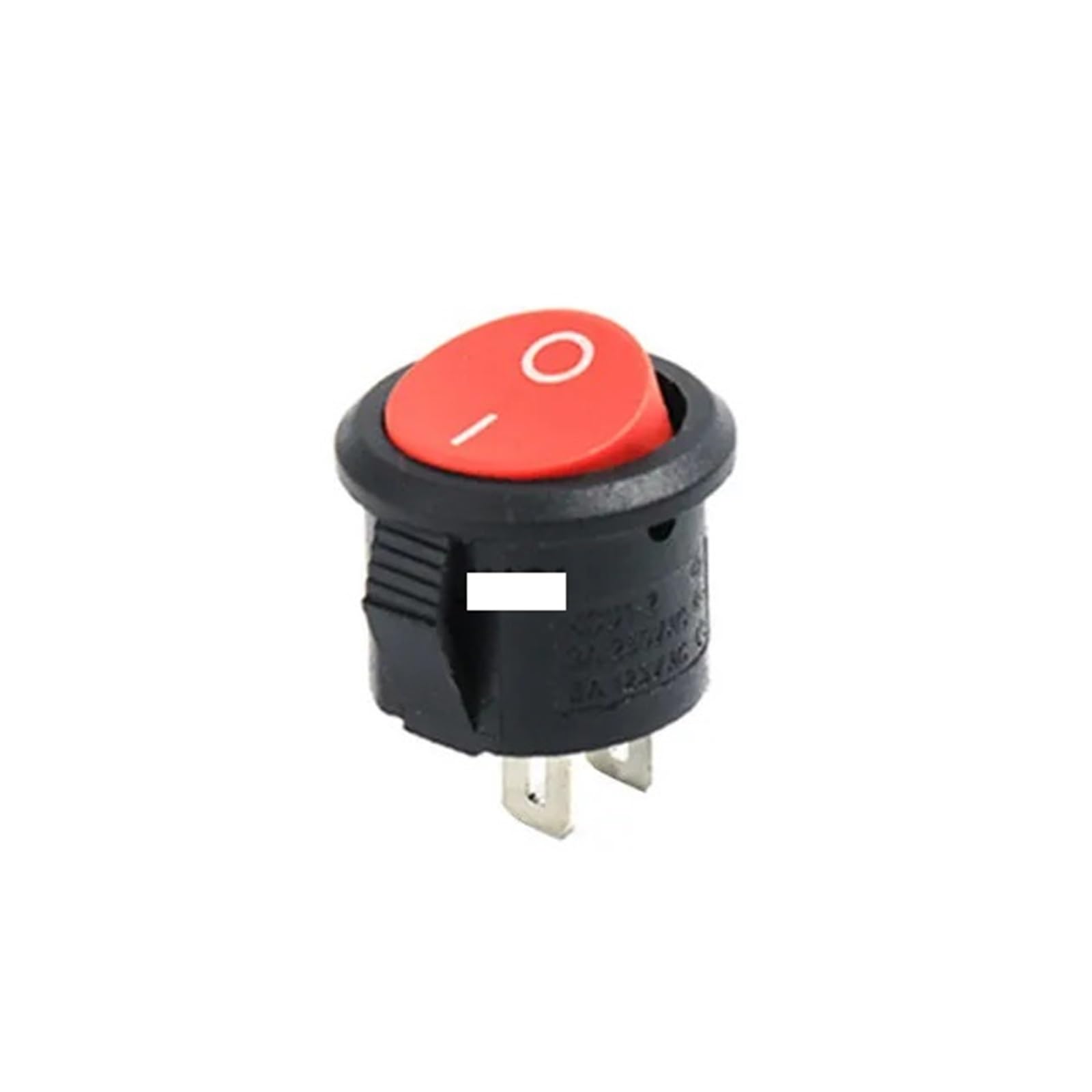 1/2/5/10 PCS Red Black White ON/OFF Round Rocker Toggle Switch 6A/250VAC 10A 125VAC Push Button Switch 2 PIN 3 PIN KCD1 DERYLFGND(ON-OFF Red 2PIN,One Size) von DERYLFGND