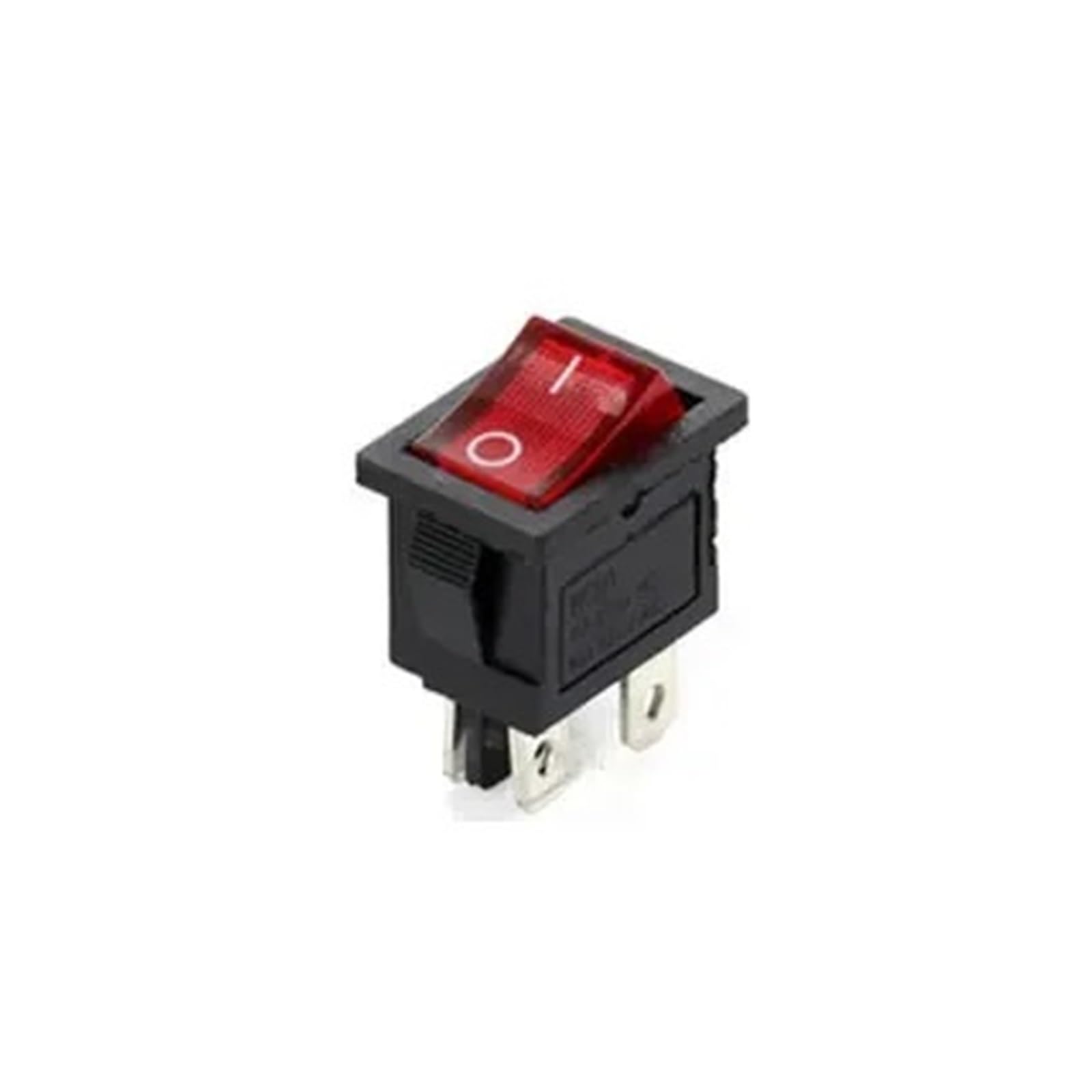 1/5Pcs KCD1 Series Boat Car Rocker Switch 2/3/4/6 Pin 2/3 Position Power Switches 6A/250V 10A/125V AC 15mm x 21mm DERYLFGND(KCD1-104N Red,One Size) von DERYLFGND