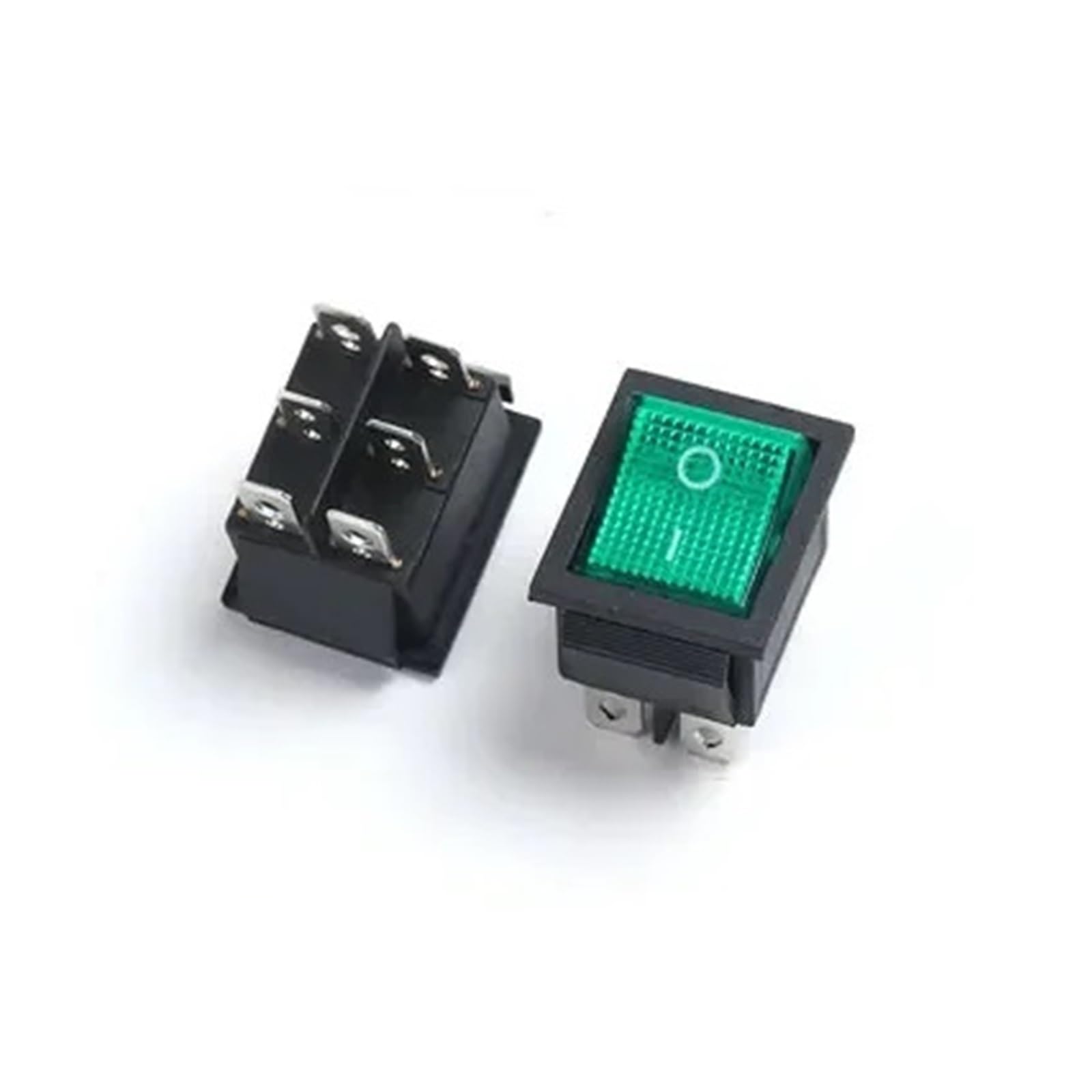 1/5pcs KCD4 Rocker Switch ON-OFF/ON 2/3 Position 4/6PIN Electrical equipment With Light Power Switch Switch 16A 250V/20A 125VAC DERYLFGND(Light ON-OFF-01,One Size) von DERYLFGND