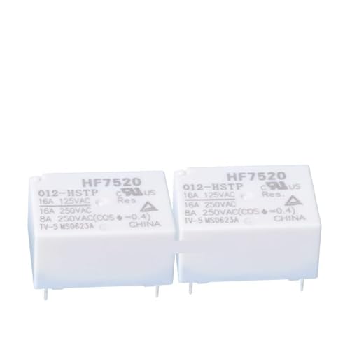 100Pcs Relay DIP4 HF7520-005-HSTP HF7520-012-HSTP HF7520-024-HSTP 5V 12V 24V 16A DERYLFGND(HF7520-005-HSTP 4p) von DERYLFGND