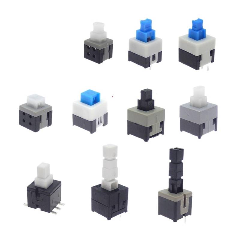 10PCS 5.8x5.8 7x7 8x8 8.5x8.5mm Non-Self-Locking/Self-Locking Switch/UNlock Push 6 Pin Tactile Power Button Switches DERYLFGND(5.8X5.8 SMD-6Pin,No Lock) von DERYLFGND