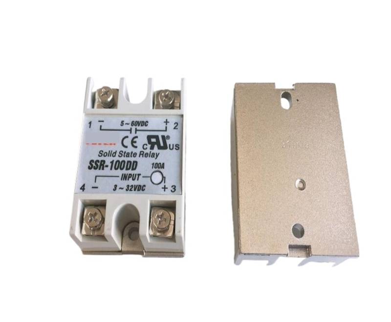 10PCS SSR100DD SSR-100DD 100A ssr relay,input 3-32VDC output 5-60VDC DERYLFGND von DERYLFGND