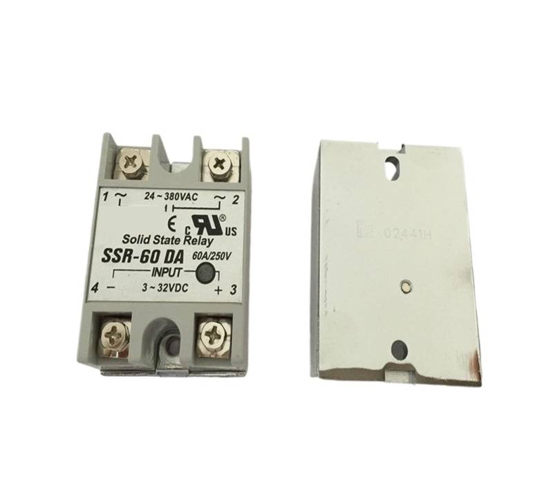 10PCS SSR60DA SSR-60DA 60A ssr relay,input 3-32VDC output 24-380VAC DERYLFGND von DERYLFGND