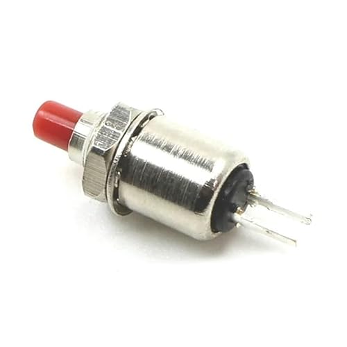 10Pcs 5mm DS-402 Self-reset/Momentary Push Button Switch 0.5A/125V DERYLFGND(Red) von DERYLFGND