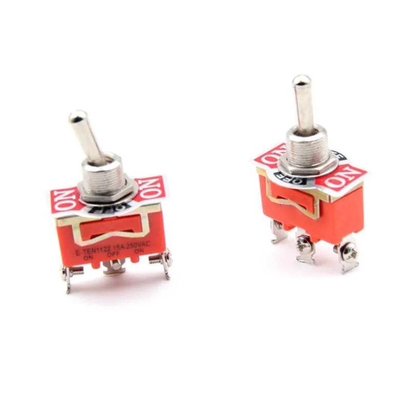 10Pcs SPDT ON/OFF/ON Latching Type 3Position 3Screw Terminal Toggle Switch 250V 25A DERYLFGND von DERYLFGND