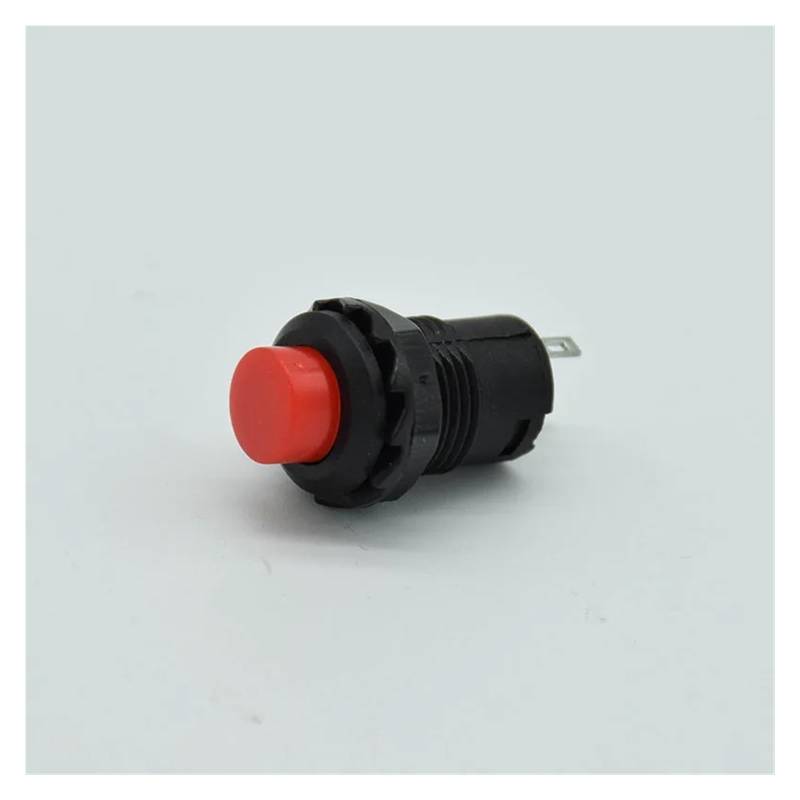 10pcs 12mm Momentary push button switches 3A /125VAC 1.5A/250VAC Momentary Push Button Switch Round DERYLFGND(10 red) von DERYLFGND