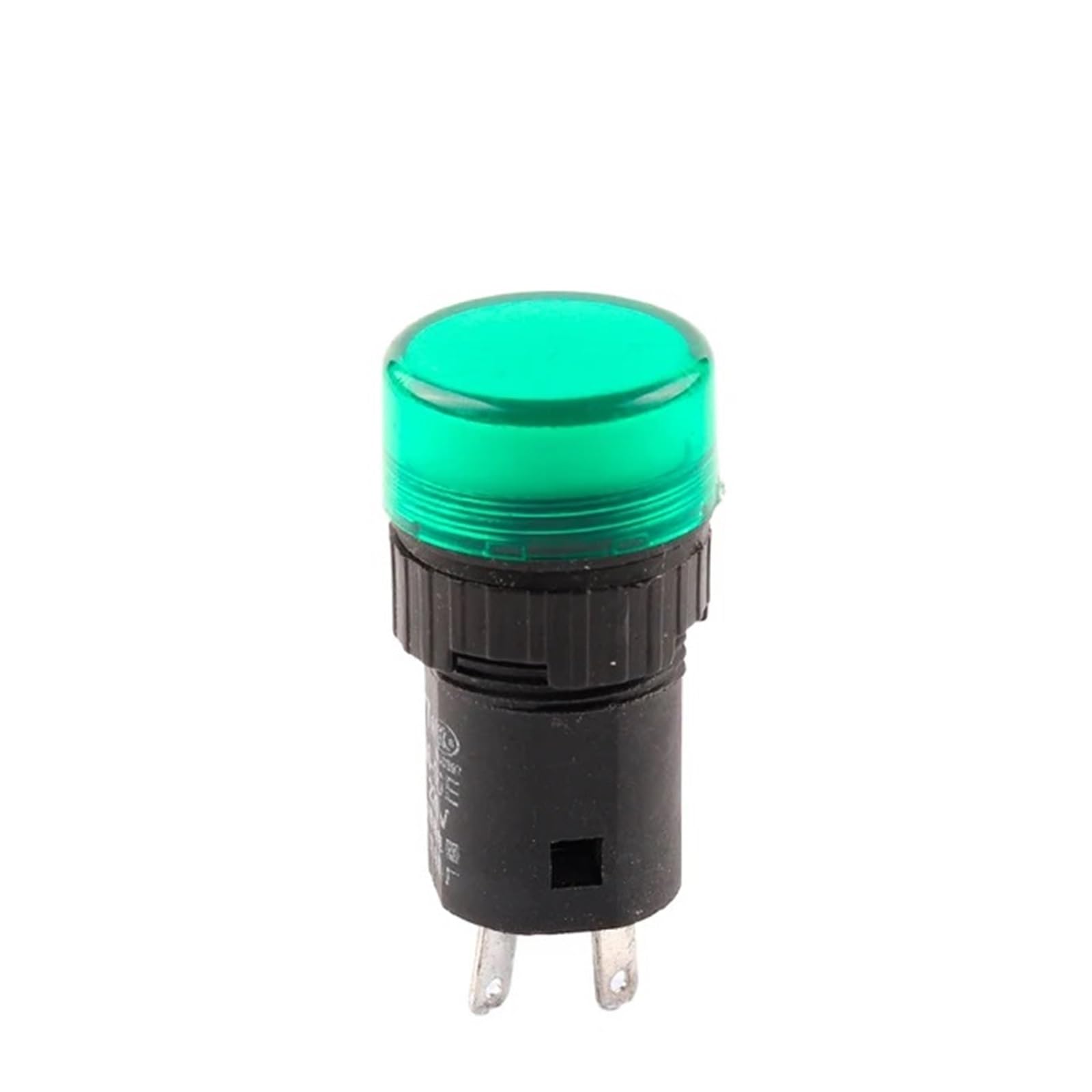 16mm AD16-16E LED Indicator Lamp Signal Lamp Power 2 Pin Indicator light 12V/24V/110V/220V/380V Red Green Yellow DERYLFGND(16E Green,24V) von DERYLFGND