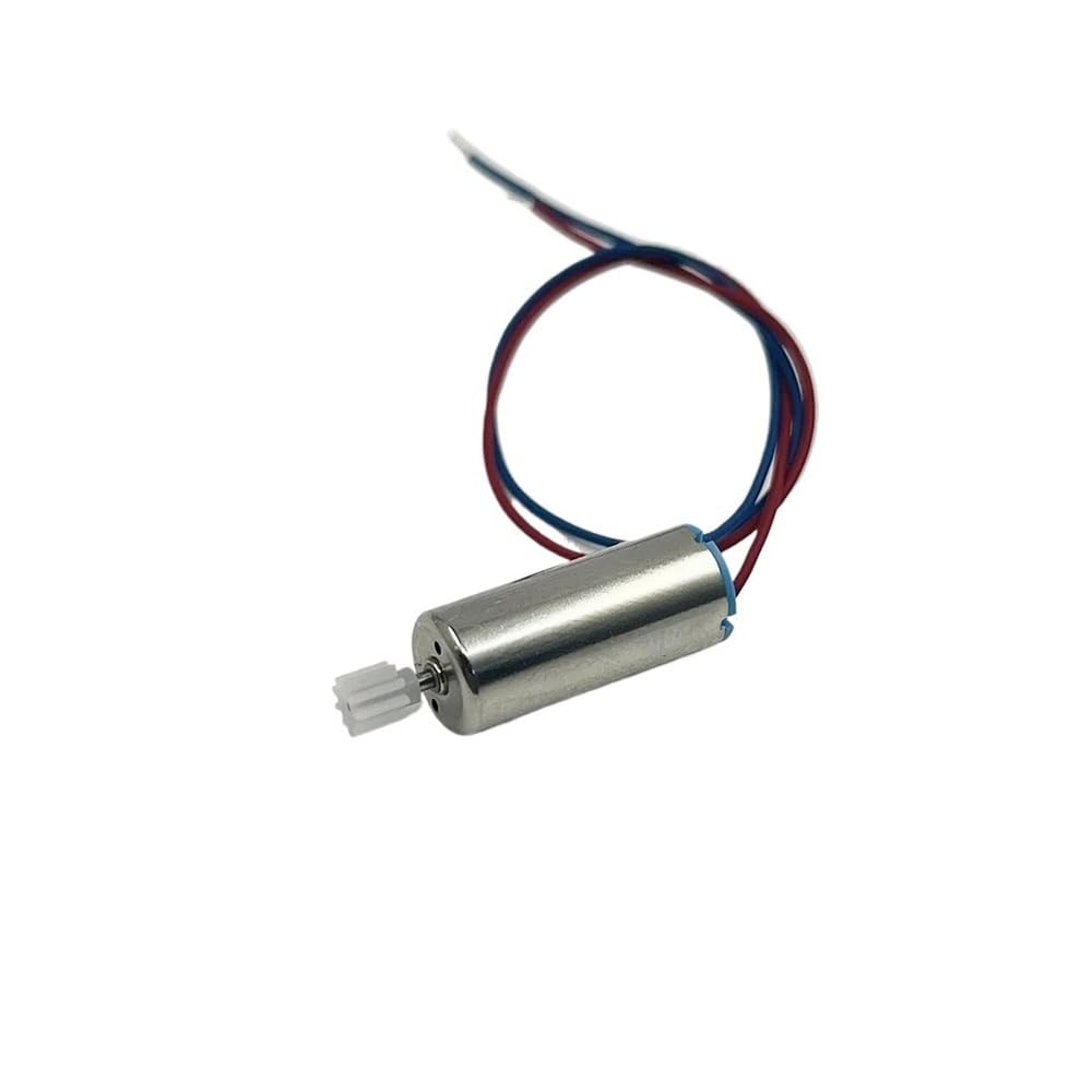 1PC 7mm*16mm 716 Coreless electronic starter with Cooling Hole/Gear DC1.5V 3V 3.7V 52000RPM High Speed for Aircraft/Quadcopter DERYLFGND(Red Blue wire Motor) von DERYLFGND