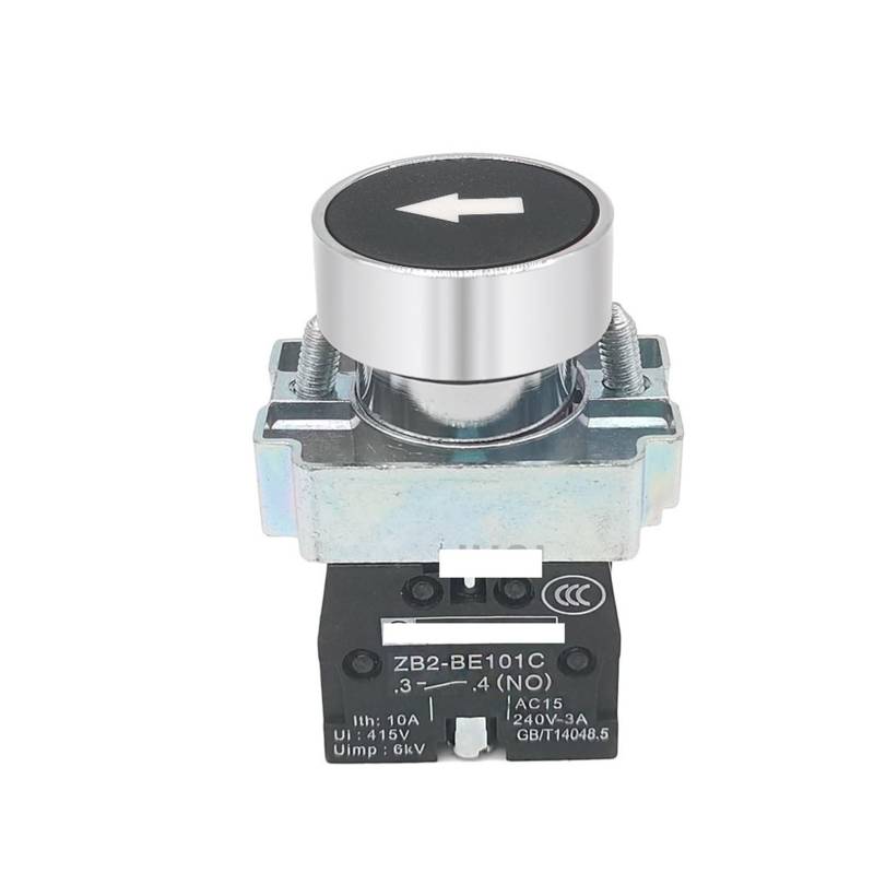 1PCS 22mm Button switch self reset XB2 flat push button emergency stop start NO/NC power switch B2-BA4342 XB2-BA31 XB2-BA42 DERYLFGND(XB2-BA3351 NO) von DERYLFGND