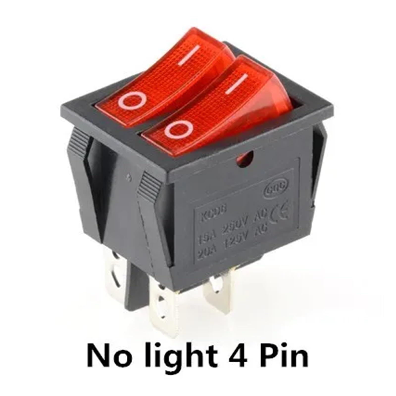 1PCS KCD8 6PIN 16A 250V 20A 125V Double Light Switch Rocker Switch Waterproof ON-OFF KCD6 Boat Power Switch DERYLFGND(2D4P) von DERYLFGND