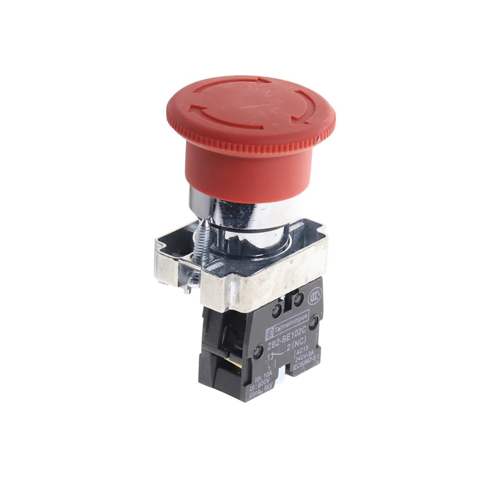 1Pcs 22mm NC Red Mushroom Emergency Stop Push Button Switch XB2-BS542 DERYLFGND von DERYLFGND