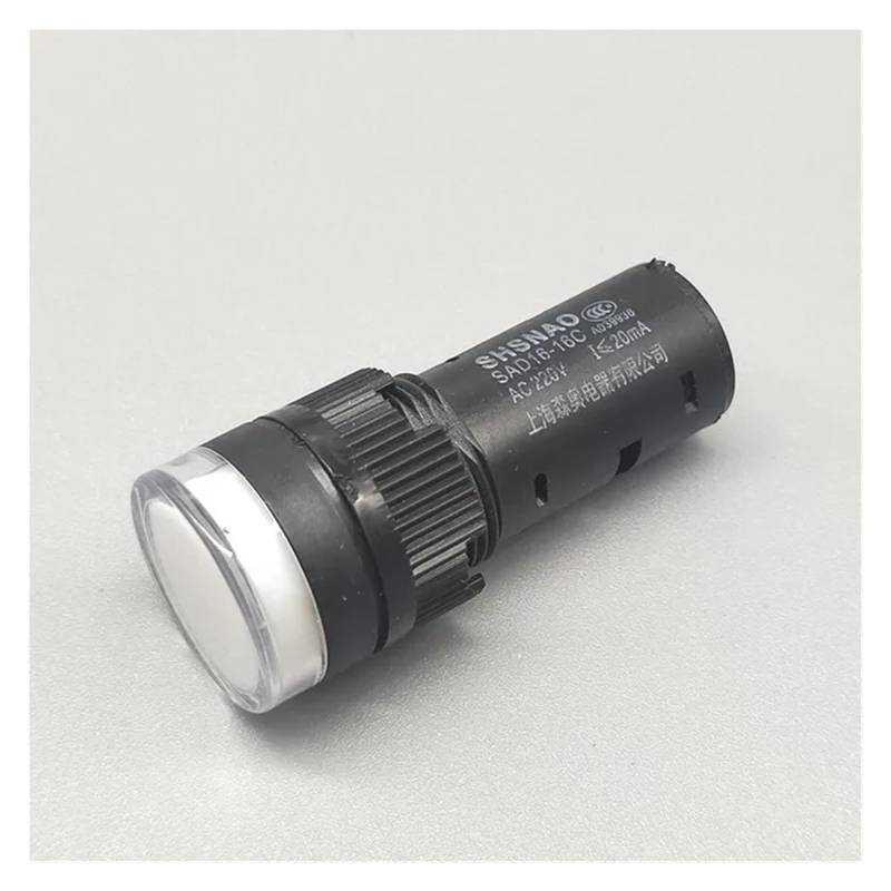 1pcs Opening 16MM industrial signal light SAD16-16C industrial power indicator light LED DERYLFGND(WHITE,380V) von DERYLFGND