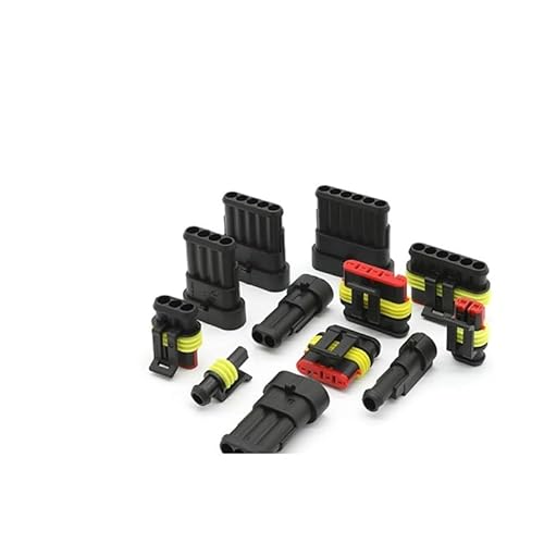 20/50/100 Sets1.5 AMP series 1P/2P/3P/4P/5P/6P car connector DJ7041-1.5-11/21 282080-1 docking terminal waterproof connector DERYLFGND(3P (Male Female)) von DERYLFGND