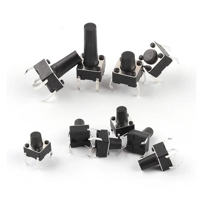 20PCS/lot 6x6mm Tactile Panel Switch Momentary Tactile tact Push Button Switch 6x6x4.3/5/5.5/6/7/8/9/10/11mm Switch DERYLFGND(6X6X9mm) von DERYLFGND