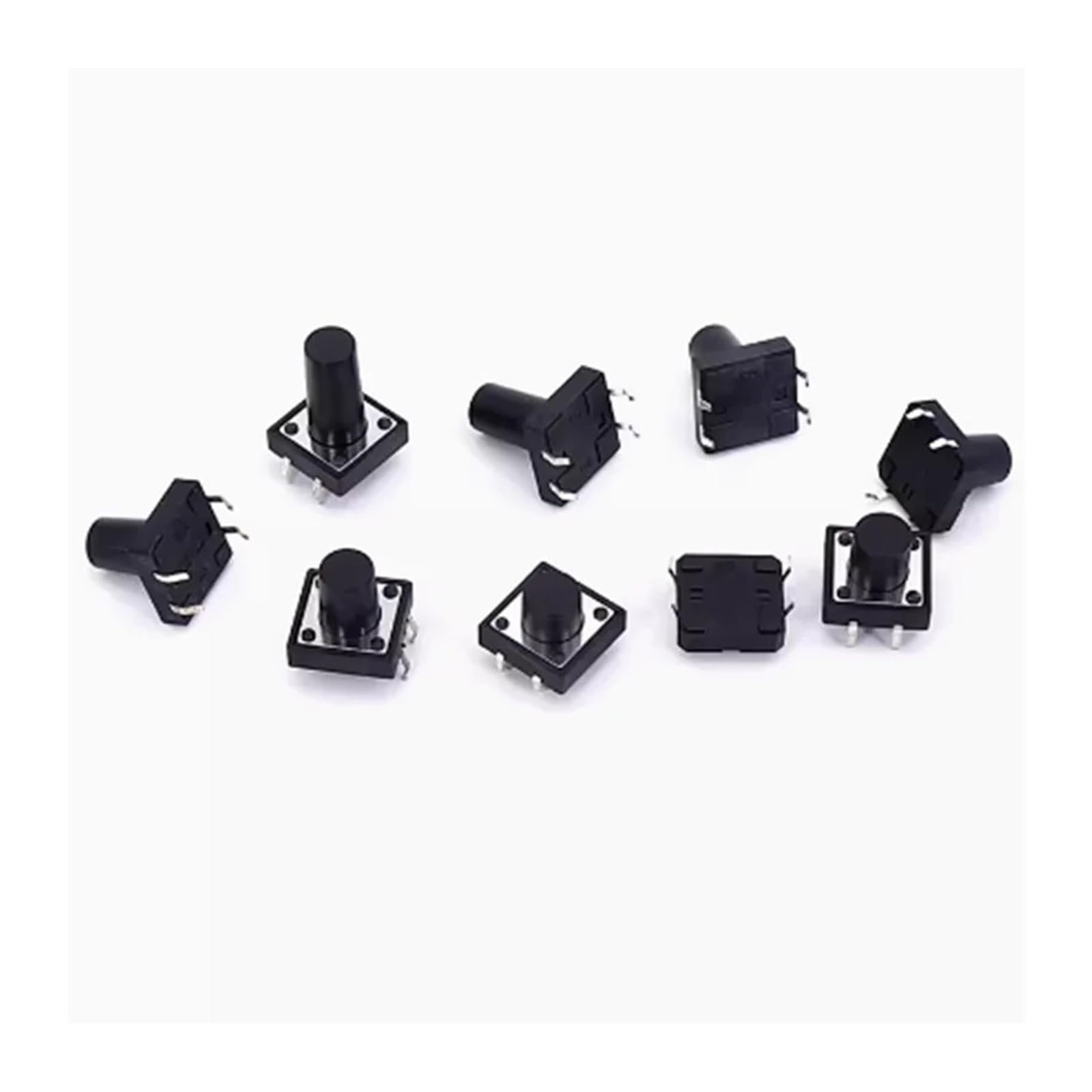 20pcs 12x12mm PCB Momentary Tactile Tact Push Button Switch DIP 4pin 12x12x4.3/5/6/7/8/9/10/12mm DERYLFGND(12x12x12mm) von DERYLFGND