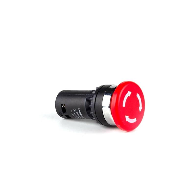 22mm LA38-11/206A Push Button Switch Knob Switch Emergency Stop Switch NO/NC Self-locking/Latching Self-reset/Momentary DERYLFGND(STOP) von DERYLFGND