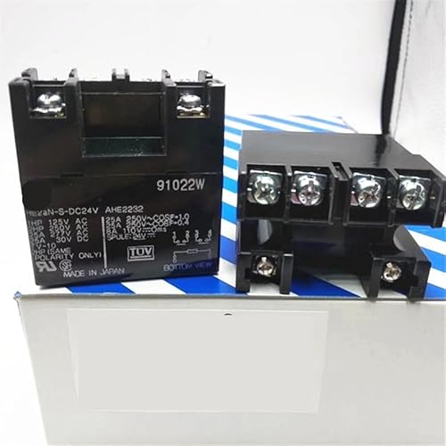 24V relay HE2aN-S-DC24V AHE2232 24V 24VDC DC24V 25A 250VAC DERYLFGND(One Size) von DERYLFGND