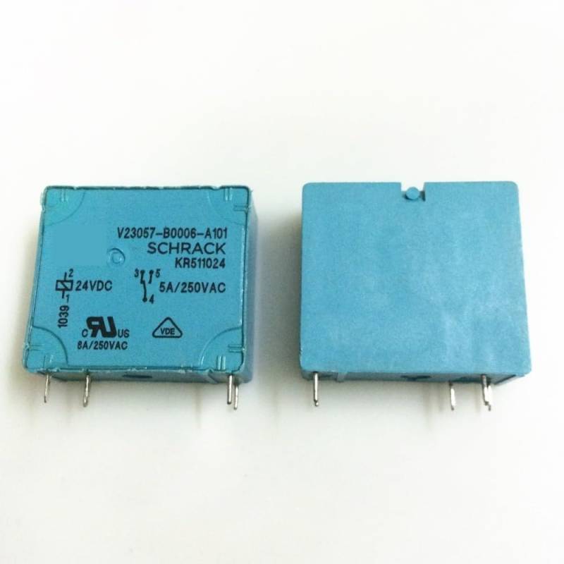 24V relay V23057-B0006-A101 24VDC V23057-B0006-A101-24VDC V23057B0006A101 24VDC DC24V 24V 5A 250VAC 5PIN DERYLFGND(One Size) von DERYLFGND