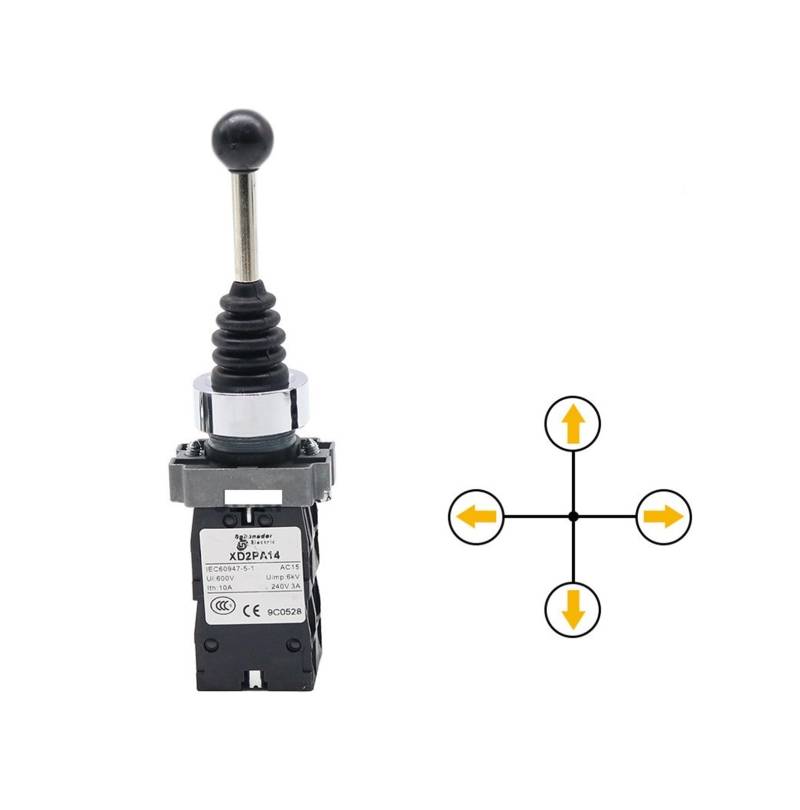 2NO 2 Position 4NO 4 Position cross rocker switch XD2PA14 XD2PA24 joystick controllers rocker switch XD2PA12 XD2PA22 DERYLFGND(XD2PA14) von DERYLFGND