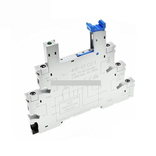 41F RELAY SOCKETS 41F-1Z-C2-1 INTEGRATED PCB POWER RELAY WITH RELAY HOLDER AC&DC 6-24V VOLTAGE RELAY MODULE SET DERYLFGND von DERYLFGND