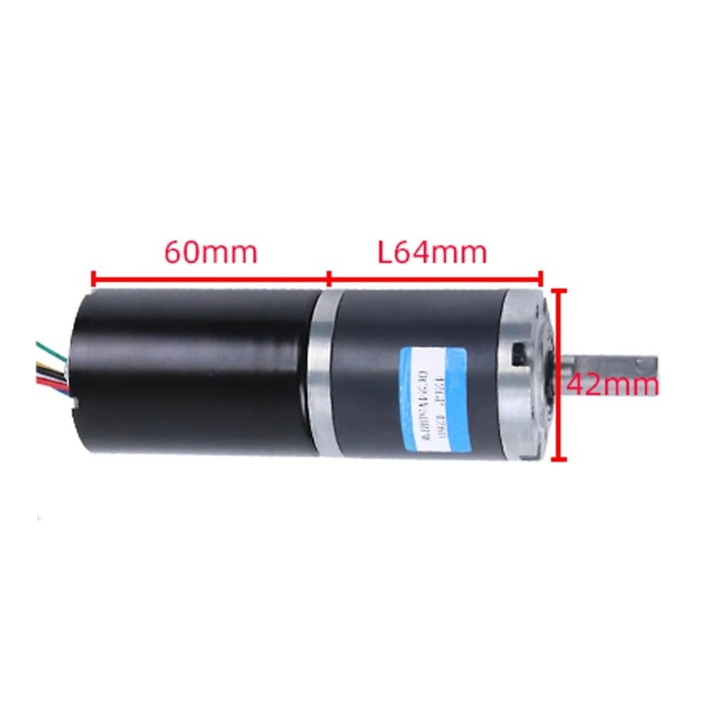 42GP-4260 High Torque DC 12V 24V Brushless electronic starter Planetary Gear electronic starter DERYLFGND(100rpm,12V) von DERYLFGND