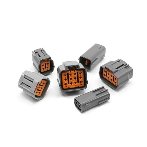 5/10/100 sets 6195-0003 type 2Pautomotive waterproof connector fog lamp connector male female terminal sheath DERYLFGND(10P (Male Female),5 Sets) von DERYLFGND