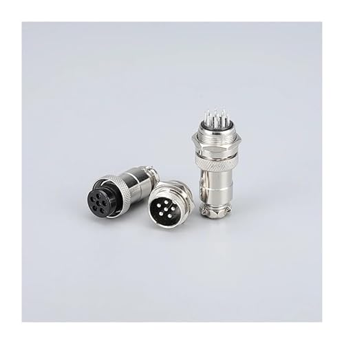 5/10/100Set GX12 GX16 GX20 2 3 4 5 6 7 8 9 10 12 14 15 Pin Male&Female Docking Aviator Socket Circular Connector DERYLFGND(GX16,10 SETS(MALE FEMALE)_9P) von DERYLFGND