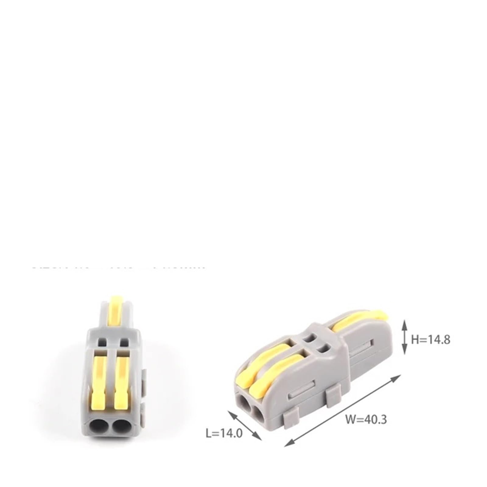 5/10pcs 1 in multiple out Quick Wire Connectors Combined Butt Parallel Splitter plug-in Terminals With Lever For Junction Box DERYLFGND(NV-F12AY,One Size) von DERYLFGND