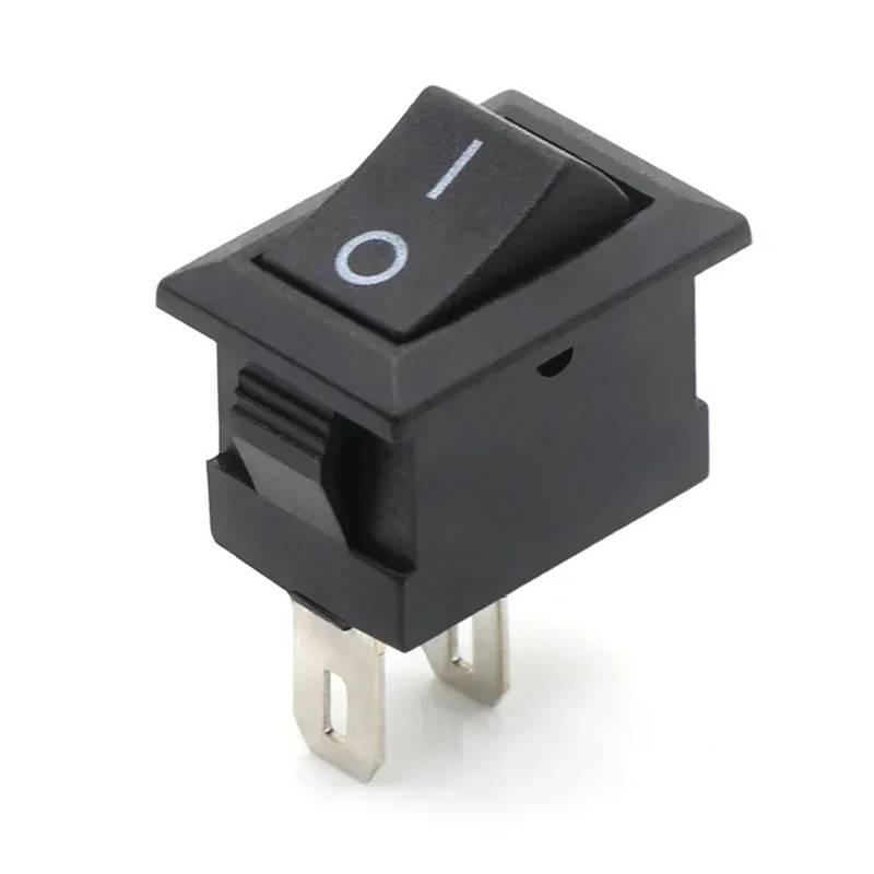 5/10pcs KCD11 Series Boat Car Rocker Switch 2/3 Pin 2 Position 3A 1250V/250V AC 15mmx10mm Power Switches DERYLFGND(KCD11-101 Black,One Size) von DERYLFGND