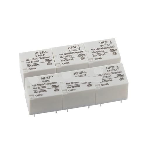 50pcs relay HF3F-L-005-1HL1T HF3F-L-012-1HL1T HF3F-L-024-1HL1T/HL2T 5VDC 12VDC 24VDC 10A 277VAC 4PIN/5PIN DERYLFGND(HF3F-L-05-1HL1T 4PIN) von DERYLFGND