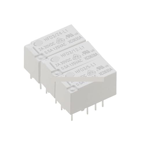 50pcs relay HFD3/5-L1 HFD3/12-L1 HFD3/24-L1 5VDC 12VDC 24VDC 2A 30VDC 8PIN DERYLFGND(HFD24-5-L1) von DERYLFGND