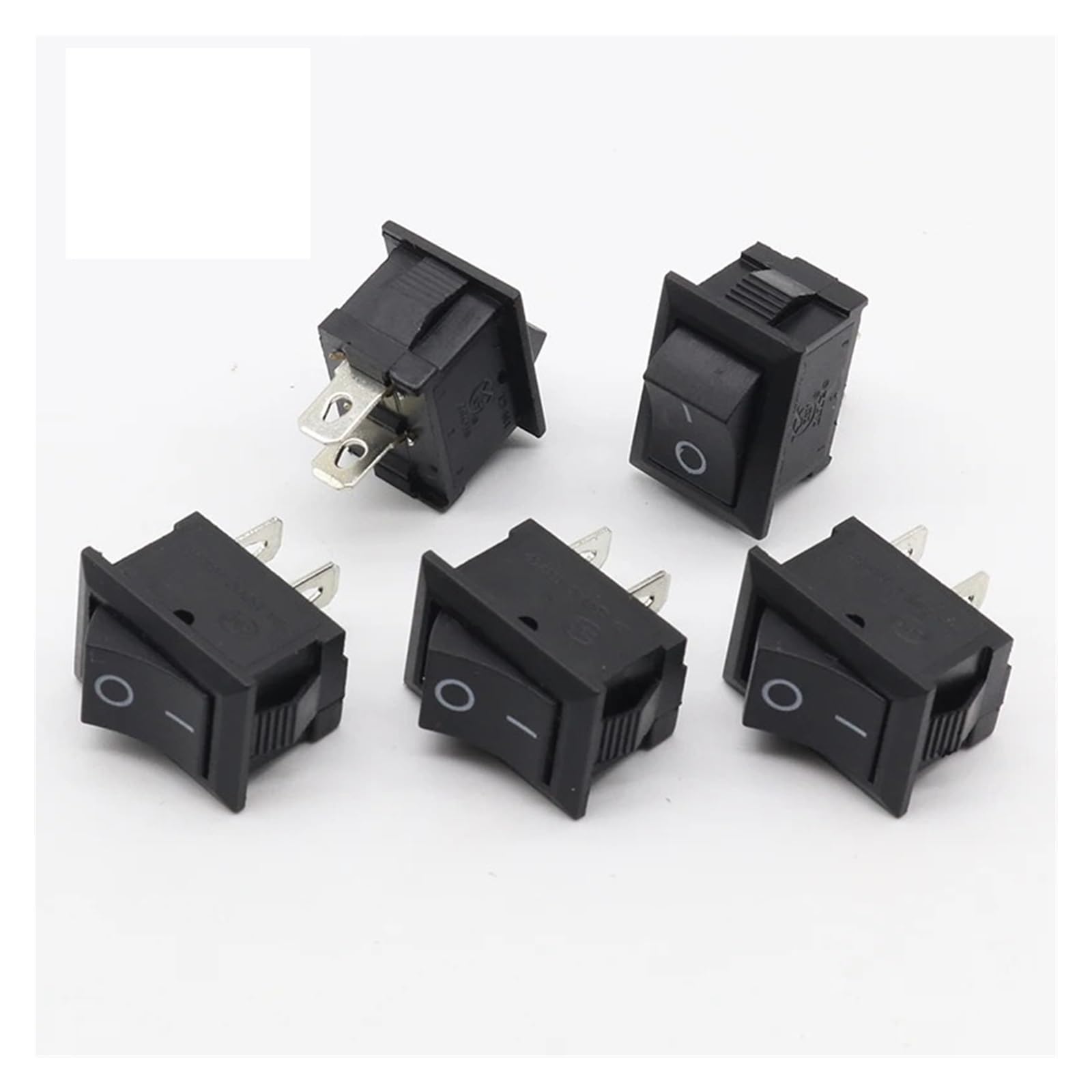 5Pcs/Lot Black Push Button Switch 6A-10A 110V 250V KCD1 2Pin Snap-in On/Off Rocker Switch 5PCS/Lot 21MM*15MM BLACK DERYLFGND von DERYLFGND