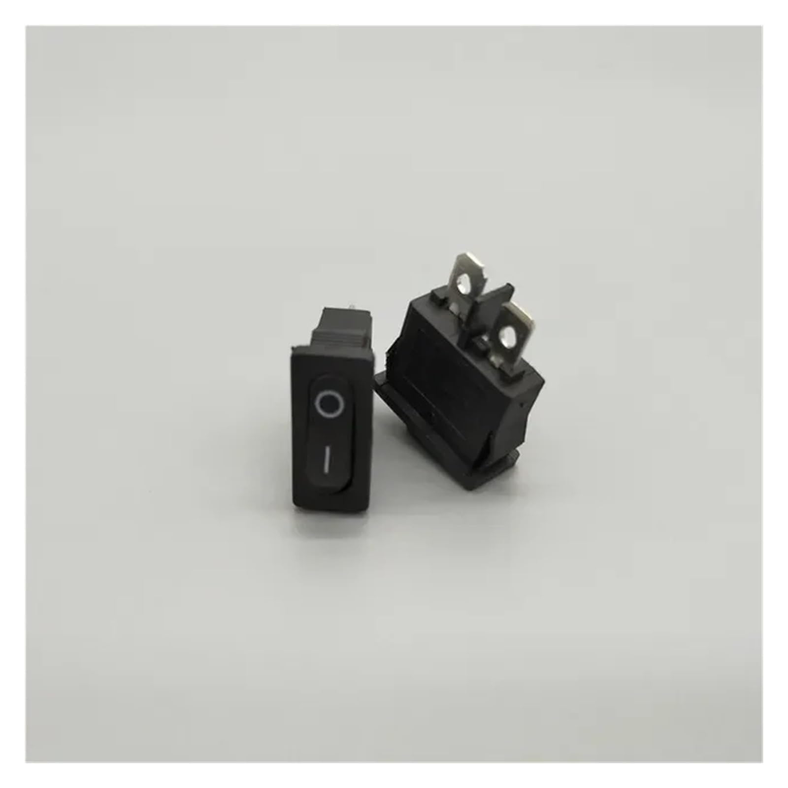 5Pcs 10x22mm KCD1-110 Black Thin Rocker Switch NO/OFF 2 Pin Small Instrument Power Switch DERYLFGND(Nero) von DERYLFGND