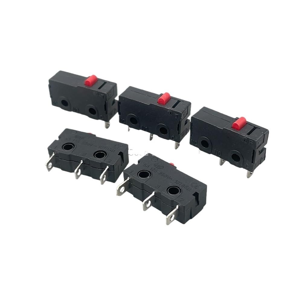 5pcs KW11-3Z Small limit switch mechanical stroke 5A 125/250V~10T85 self-reset foot DERYLFGND von DERYLFGND