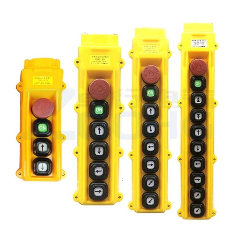 61Y 62Y 63Y 64Y Rainproof Single Double Speeds Hoist Switch Push Button for Crane Switch Pendant controller 61YS 62YS 63YS 64YS DERYLFGND(63YS Double Speed) von DERYLFGND