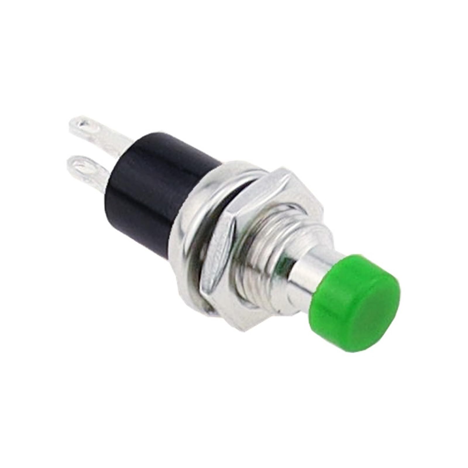 6PCS, Round Momentary Push Button Switch Press The Self-Reset,PBS-110,7MM, Switchs,Normally Open,Normally Closed,1NO1NC DERYLFGND(Green,1NO) von DERYLFGND