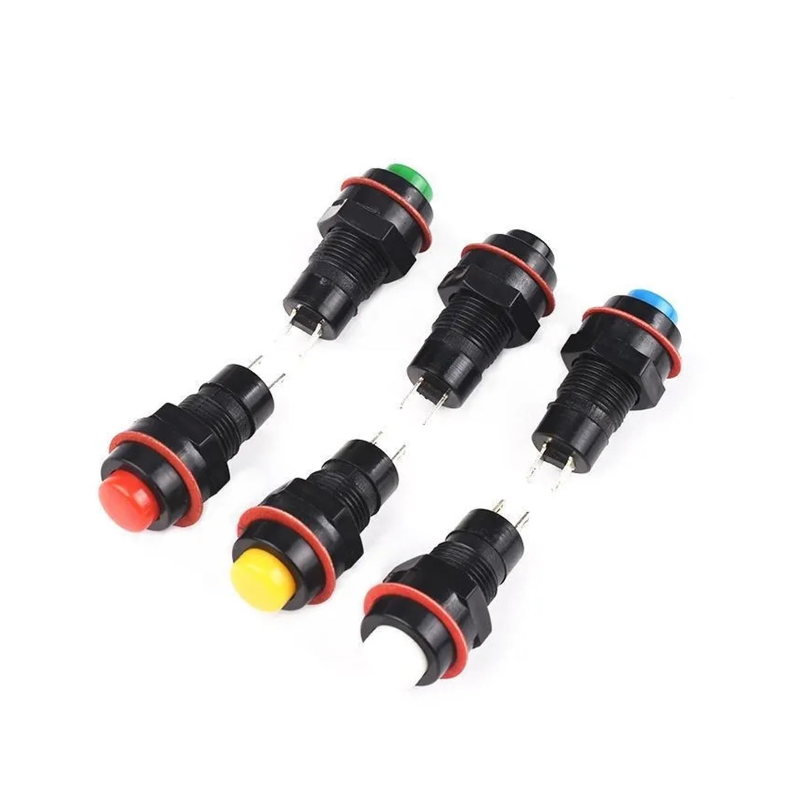 6pcs self-reset Push Button Switch 10mm Self Momentary Push Button Switch DERYLFGND(YELLOW) von DERYLFGND