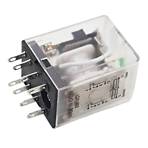 8 pins MY2NJ relais DPDT 12v 24v 110v 220v relay switch MY2 DERYLFGND(110VAC White Color) von DERYLFGND