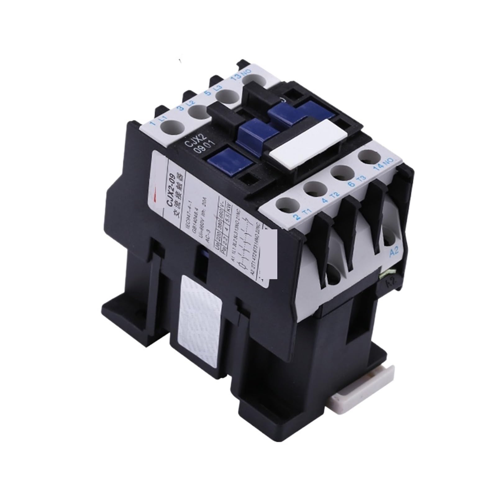 CJX2-0901 LC1 AC Contactor 9A 3 Phase 3-Pole NC Coil Voltage 380V 220V 110V 36V 24V 50/60Hz Din Rail Mounted 3P+1NC DERYLFGND(AC 12V) von DERYLFGND