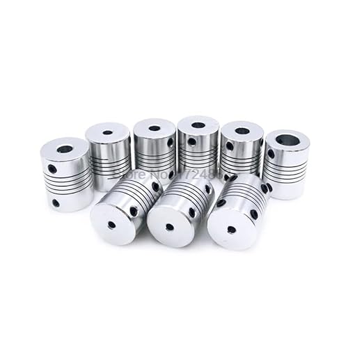 D19*L25 Aluminium flexible Jaw Shaft Coupling 5 8 6.35mm 8mm 10mm CNC Stepper electronic starter Coupler Encoders Engraving Machine DERYLFGND(4 X 6) von DERYLFGND